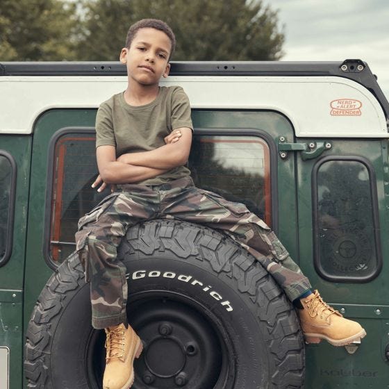 Brandit Pantaloni Bambini Pure - Woodland