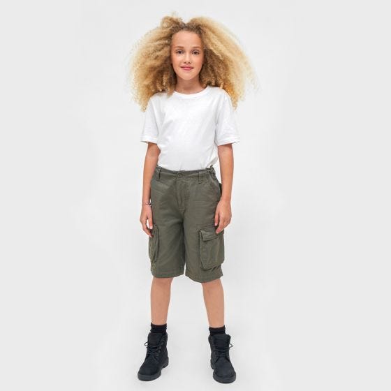 Brandit Pantaloni corti Bambini Urban Legend - Oliva