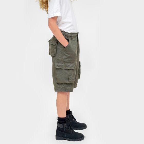 Brandit Pantaloni corti Bambini Urban Legend - Oliva