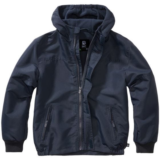 Brandit Giacca Bambini Windbreaker Front Zip - Navy