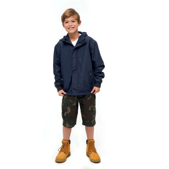 Brandit Giacca Bambini Windbreaker Front Zip - Navy