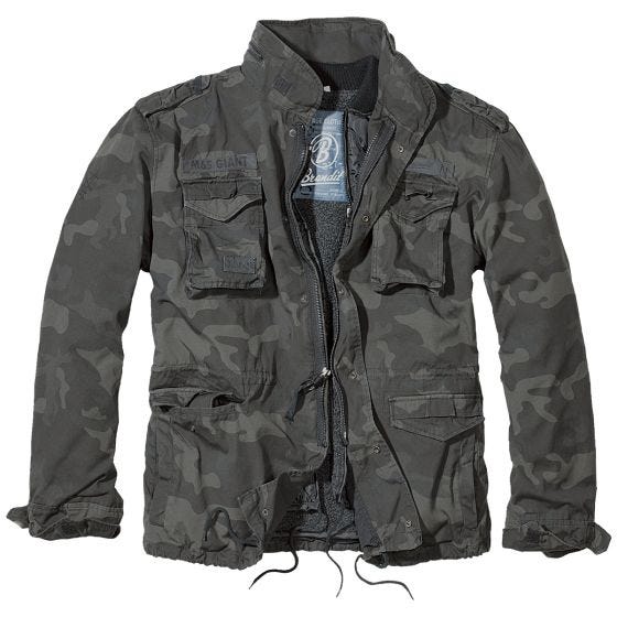 Brandit giacca Giant M-65 in Dark Camo