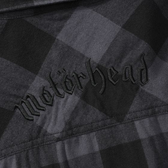 Brandit Camicia a quadri Motörhead - Nero / Grigio