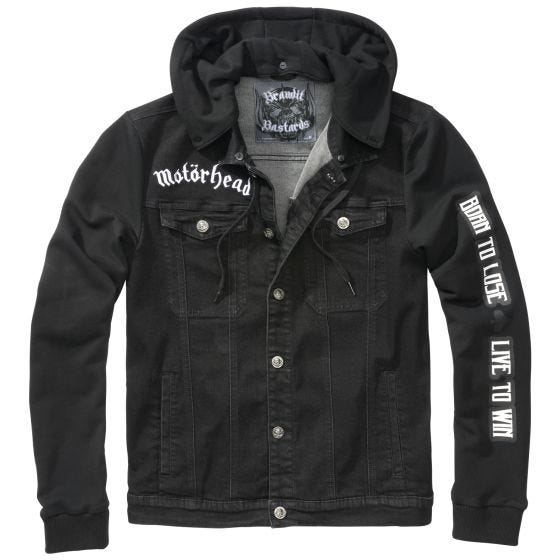 Brandit Giacca di jeans Motörhead Cradock - Nero