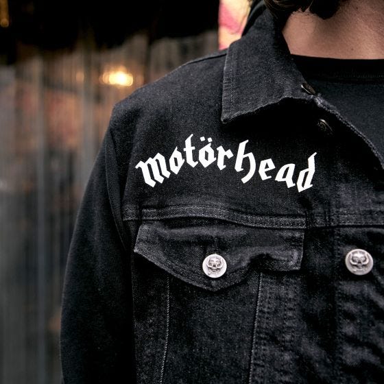 Brandit Giacca di jeans Motörhead Cradock - Nero