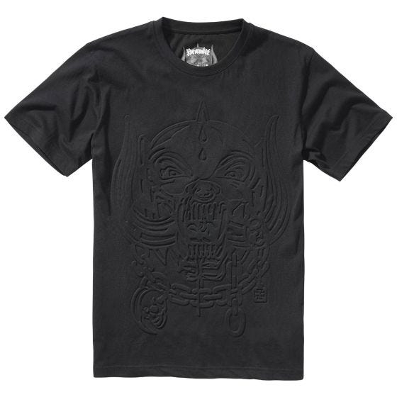 Brandit T-shirt Motörhead Warpig Embos Print - Nero