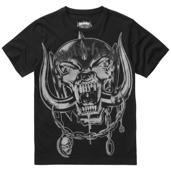 Brandit T-shirt Motörhead Warpig Print - Nero