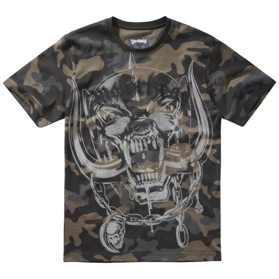 Brandit T-shirt Motörhead Warpig Print - Dark Camo