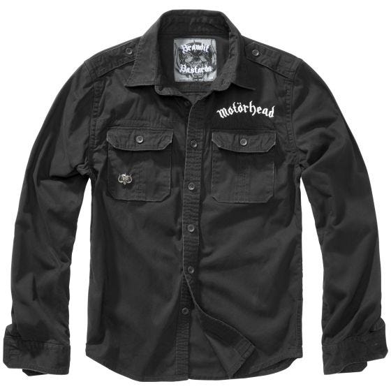 Brandit Camicia Motörhead Vintage - Nero