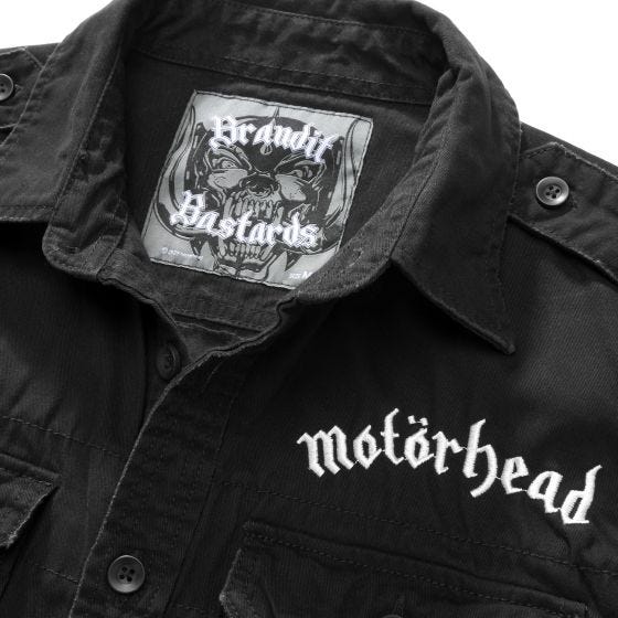 Brandit Camicia Motörhead Vintage - Nero
