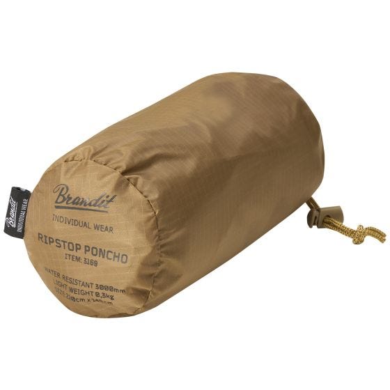 Brandit Poncho Ripstop - Camel