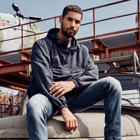 Brandit Giacca antivento estiva - Navy