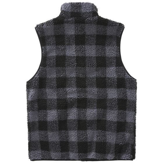Brandit Gilet Teddyfleece Worker - Nero / Grigio