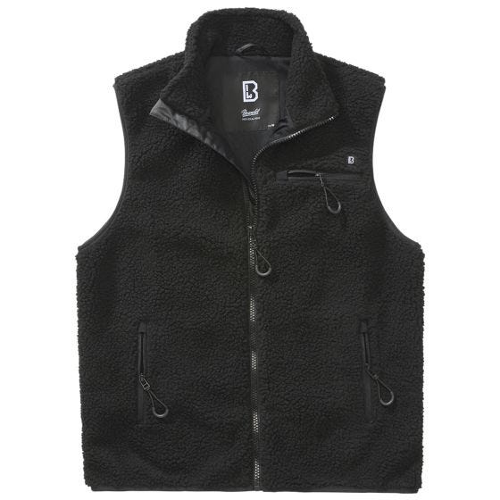 Brandit Gilet Teddyfleece Worker - Nero