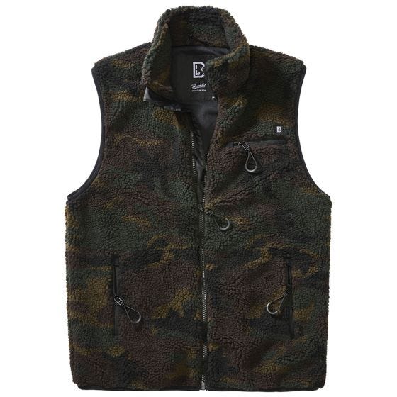 Brandit Gilet Teddyfleece Worker - Woodland