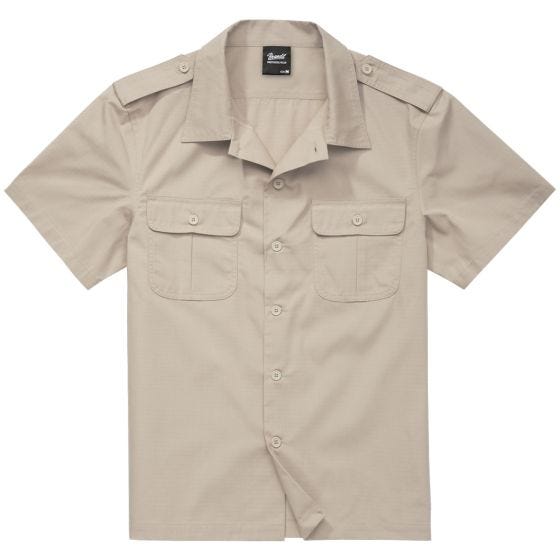 Brandit Camicia a maniche corte US Ripstop - beige