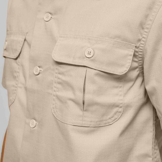Brandit Camicia a maniche corte US Ripstop - beige