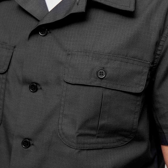Brandit Camicia a maniche corte US Ripstop - Nero