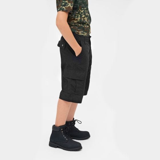 Brandit Pantaloni corti Bambini BDU - Nero