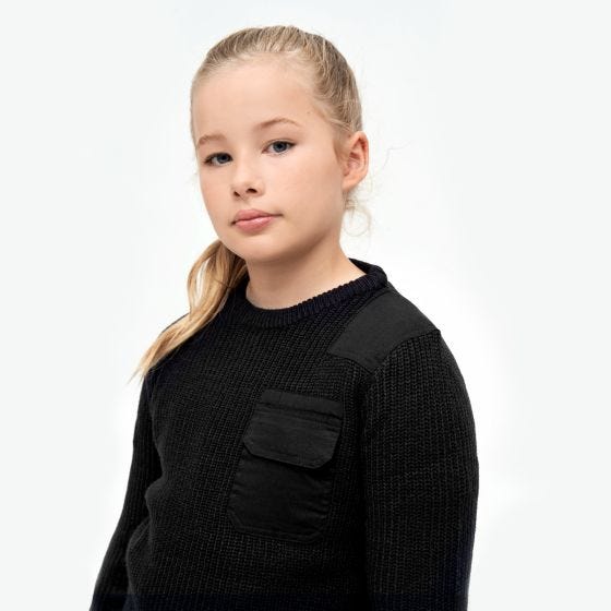 Brandit Maglione Bambini BW - Nero