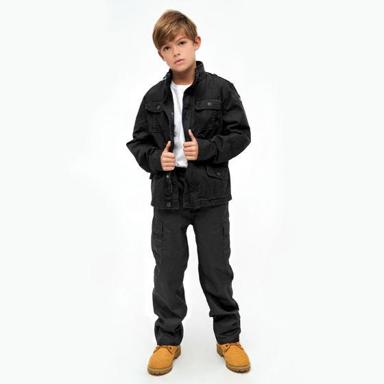 Brandit Giacca Bambini Britannia - Nero