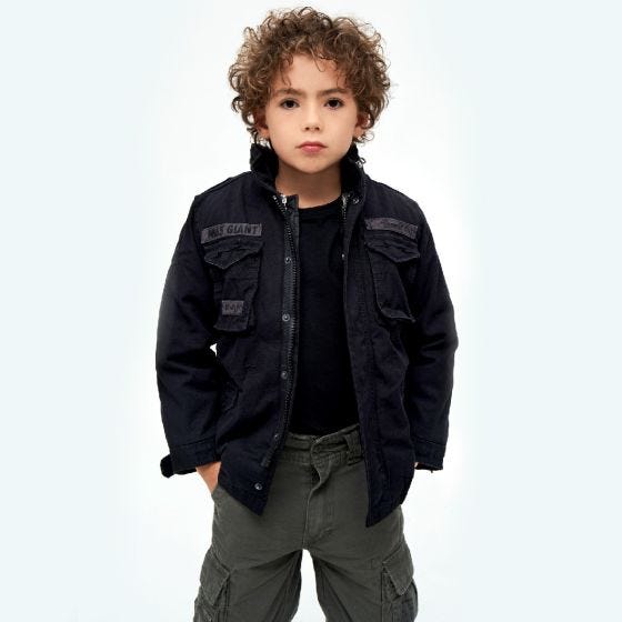 Brandit Giacca Bambini M-65 Giant - Nero
