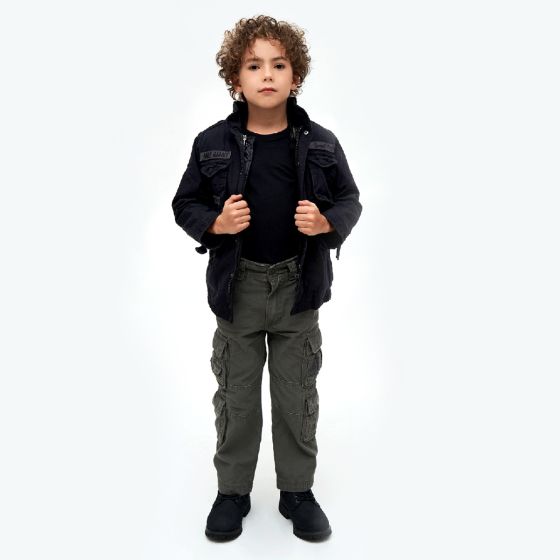 Brandit Giacca Bambini M-65 Giant - Nero
