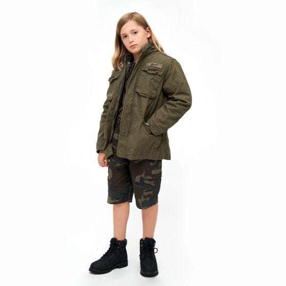 Brandit Giacca Bambini M-65 Giant - Oliva