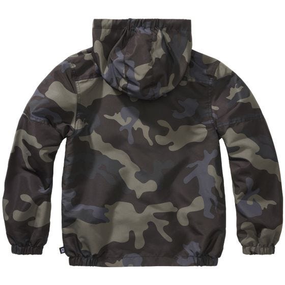 Brandit Giacca Bambini Summer Windbreaker Front Zip - Dark Camo