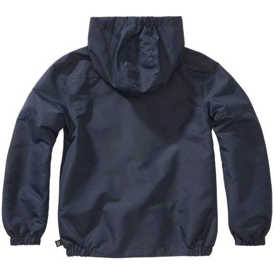 Brandit Giacca Bambini Summer Windbreaker Front Zip - Navy