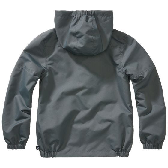 Brandit Giacca Bambini Summer Windbreaker Front Zip - grigio antracite