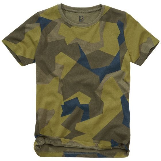 Brandit T-shirt Bambini - Swedish M90 Camo