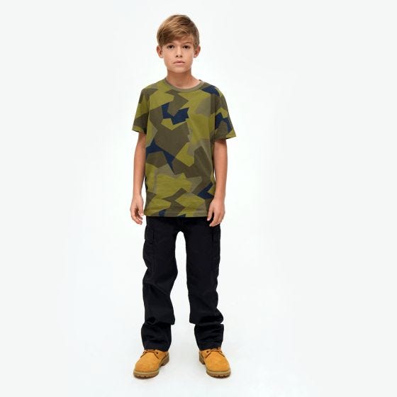 Brandit T-shirt Bambini - Swedish M90 Camo