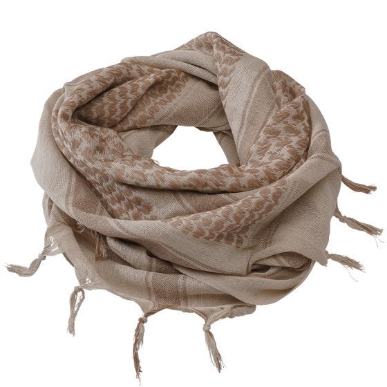 Brandit sciarpa/kefiah in Coyote/marrone