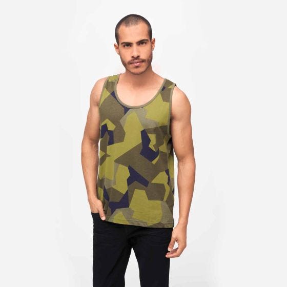 Brandit Canottiera - Swedish M90 Camo