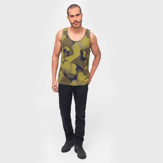 Brandit Canottiera - Swedish M90 Camo