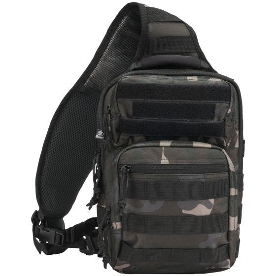 Brandit zaino monospalla US Cooper in Dark Camo