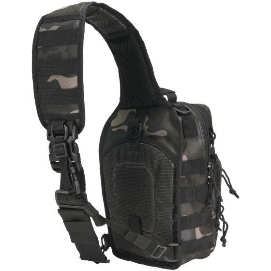 Brandit zaino monospalla US Cooper in Dark Camo
