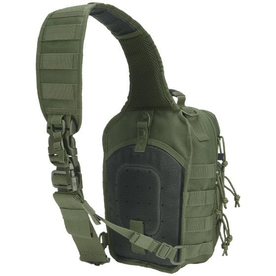 Brandit zaino monospalla US Cooper in verde oliva
