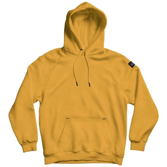 CLOMOD Felpa con cappuccio "Blank" - Spicy Mustard Yellow