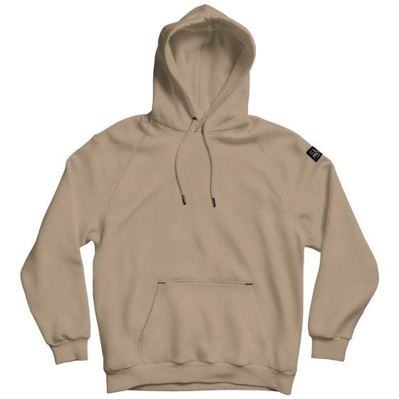 CLOMOD Felpa con cappuccio "Blank" - Tan Brown