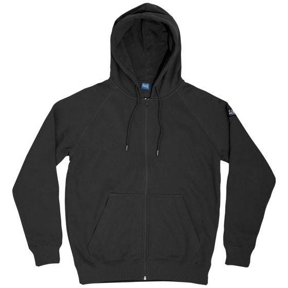 CLOMOD Maglione con zip "Blank" - Nero