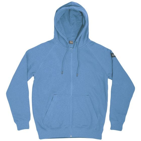 CLOMOD Maglione con zip "Blank" - Dawn Blue
