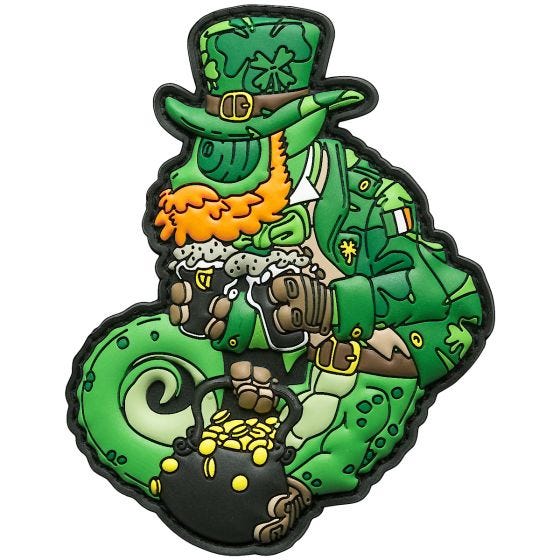 Patchlab patch Chameleon St. Patrick in verde