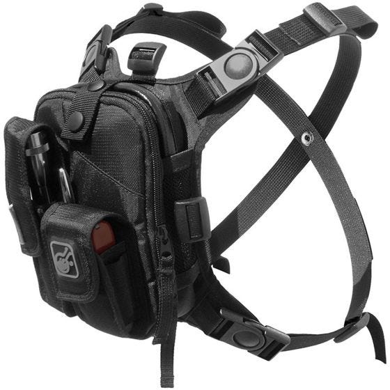 Civilian imbracatura Covert RG Loader in nero