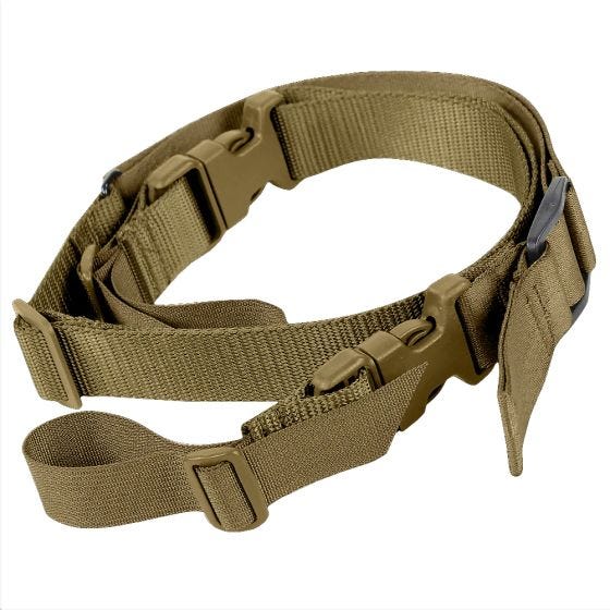 Condor Tracolla con doppio aggancio Speedy - Coyote Brown