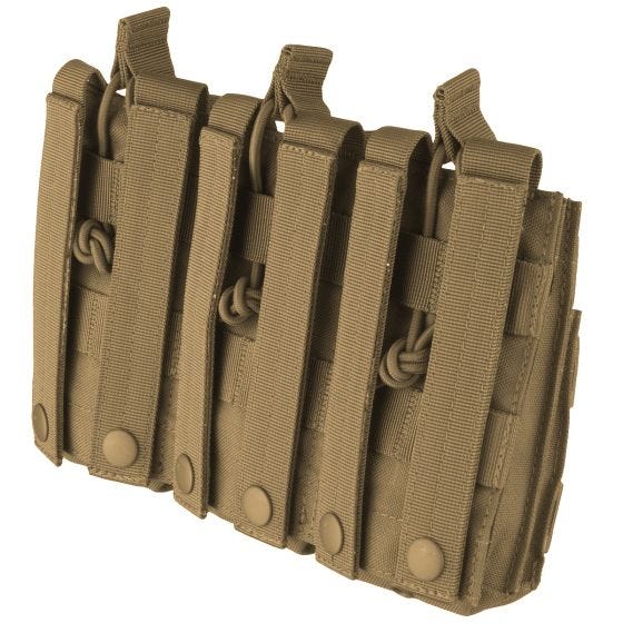 Condor portacaricatore modulare triplo M4/M16 in Coyote Brown