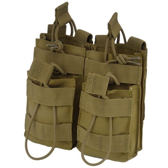 Condor Porta caricatori Double Stacker M4/M16 - Coyote Brown
