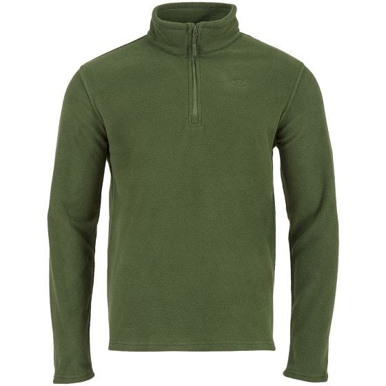 Highlander maglia Ember in pile verde oliva