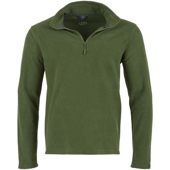Highlander maglia Ember in pile verde oliva
